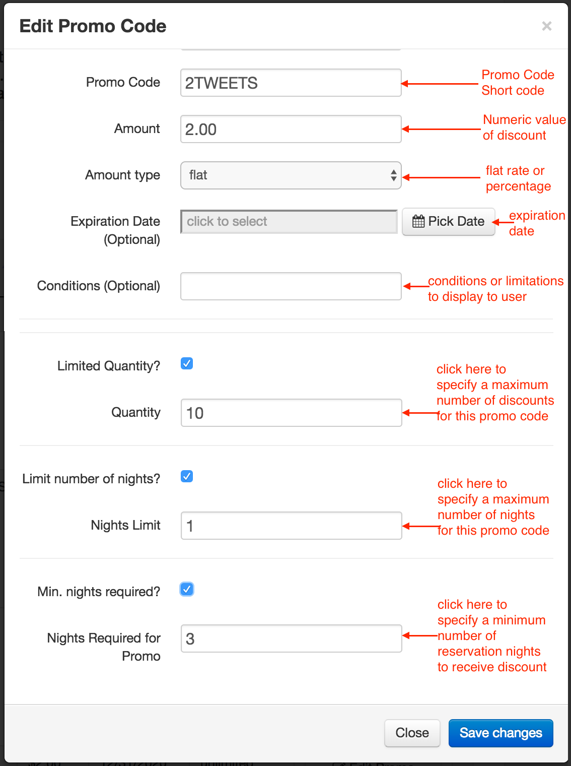 Promo Codes